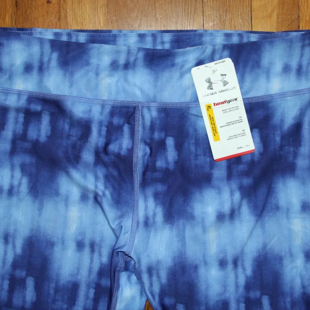 Under Armour HeatGear Printed Capri Leggings Womens L